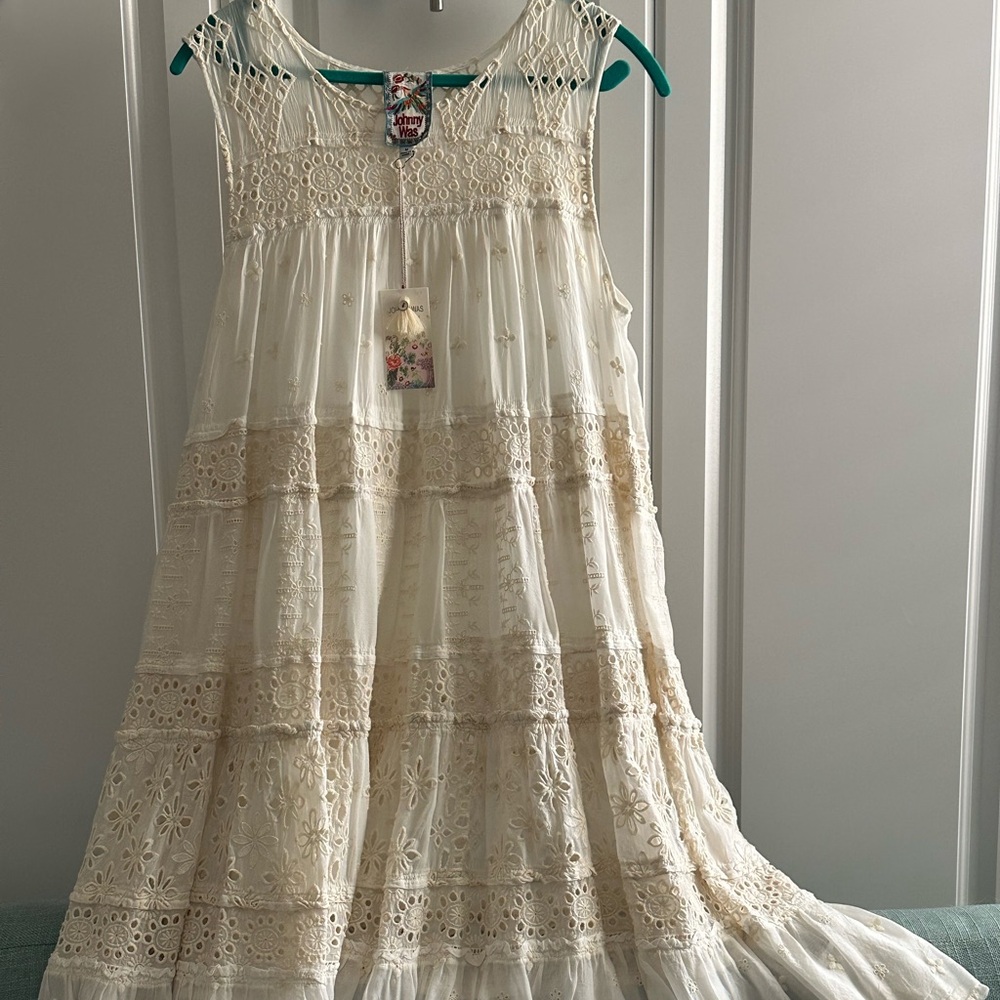 Johnny Was Sleeveless sundress NWT Size M
